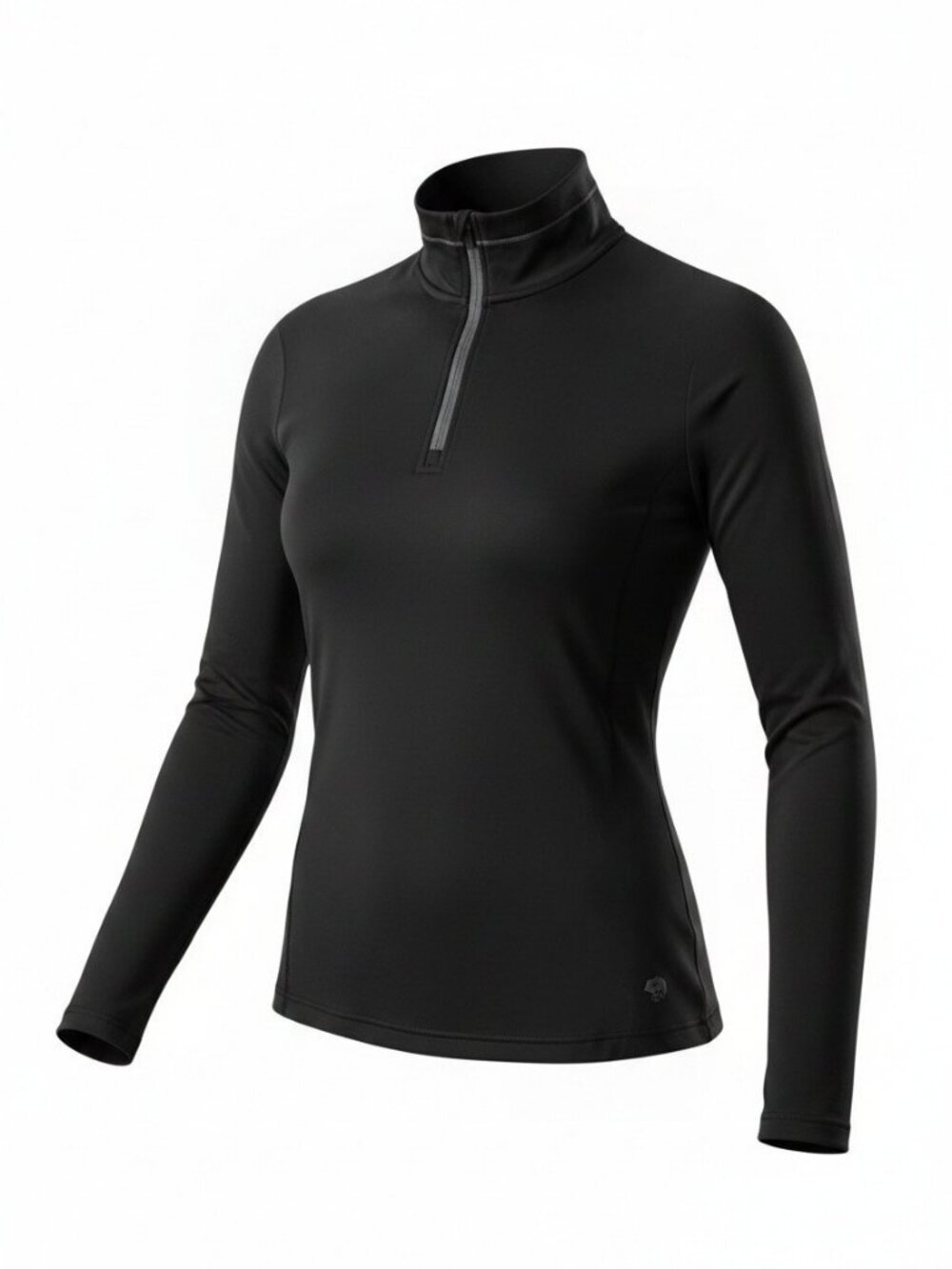 MOUNTAIN HARDWEAR black 1/4 zip performance top wick.q small